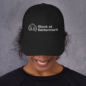Black at Betterment Dad hat