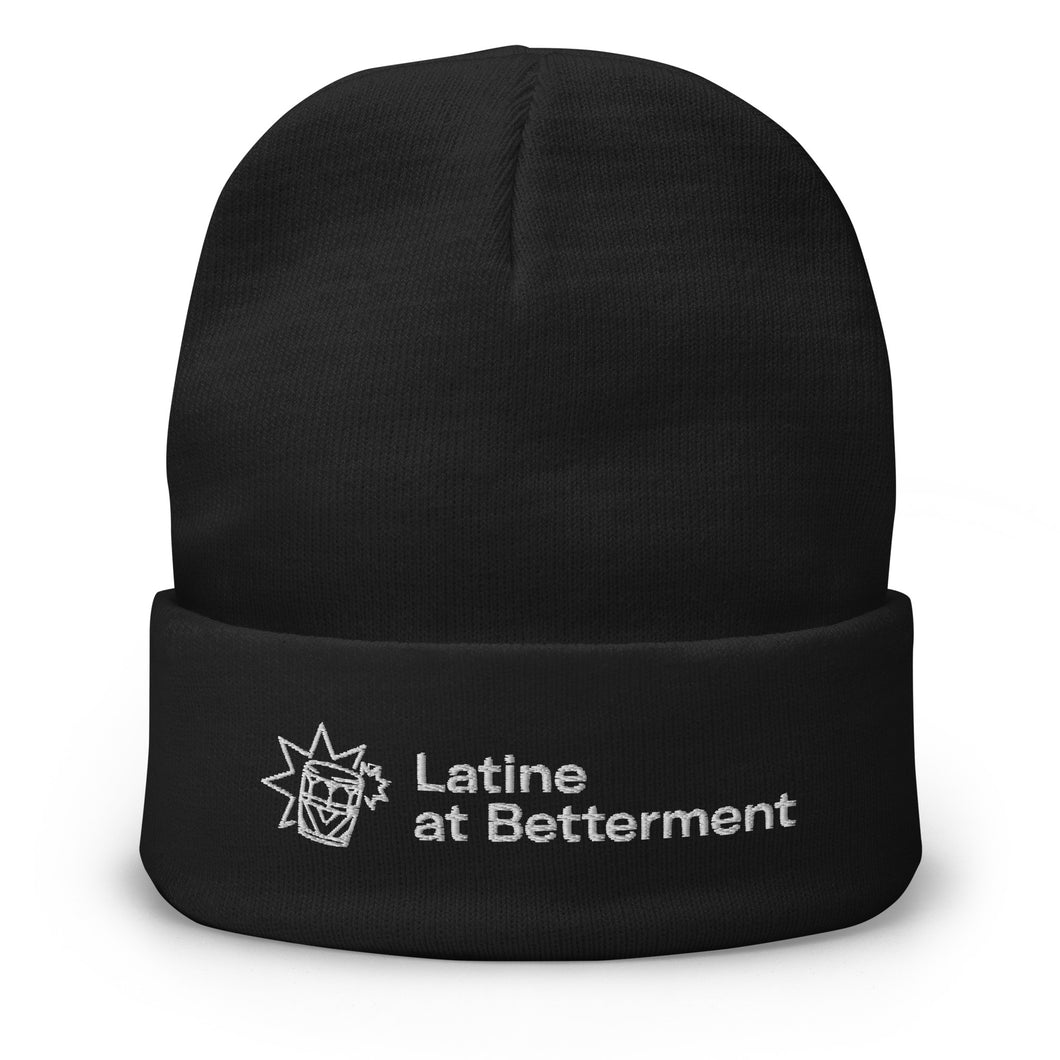 Latine at Betterment Embroidered Beanie