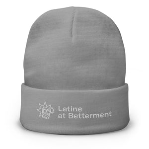 Latine at Betterment Embroidered Beanie